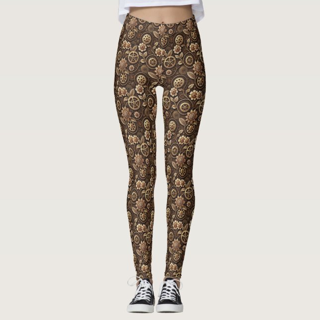 Steampunk-Leggings Leggings (Vorderseite)
