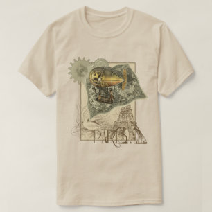 Steampunk lenkbar-Luft-Ausflug-T - Shirt
