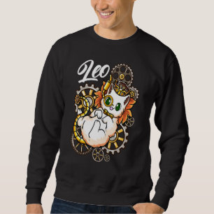 Steampunk Leo Inspiriert Steampunk Lion Related Li Sweatshirt