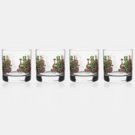Steampunk Leprechaun Whiskyglas