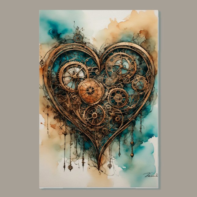 Steampunk Liebe Valentine Poster (Von Creator hochgeladen)