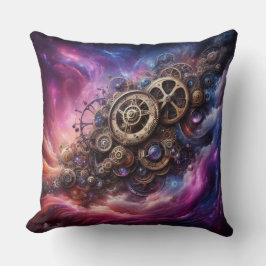 Steampunk, Lila und rosa Kissen