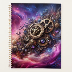 Steampunk, Lila und rosa Planer