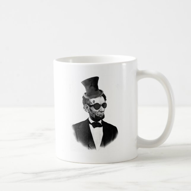 Steampunk Lincoln Kaffeetasse (Rechts)