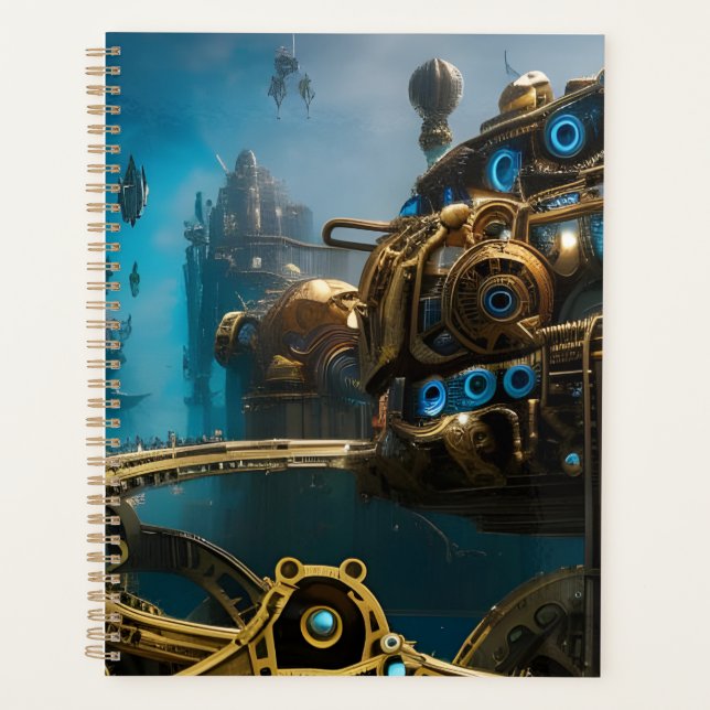 Steampunk Lost City of Atlantis Planer (Vorderseite)