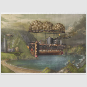 Steampunk - Luftschiff - Die ursprüngliche Noah's  Seidenpapier