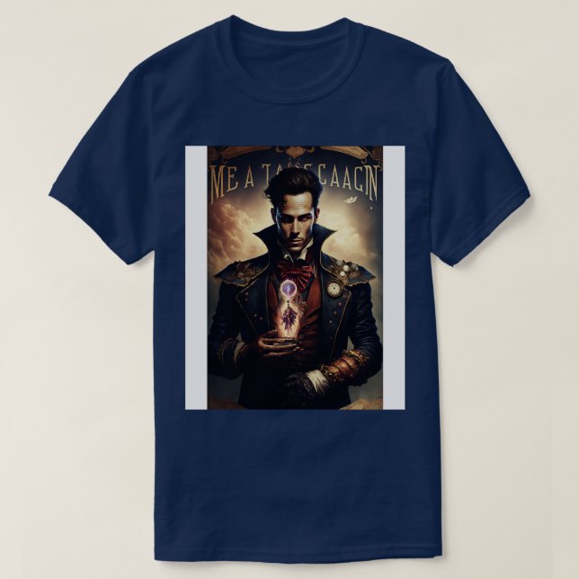 Steampunk Magician Tarot d 2 T-Shirt (Design vorne)