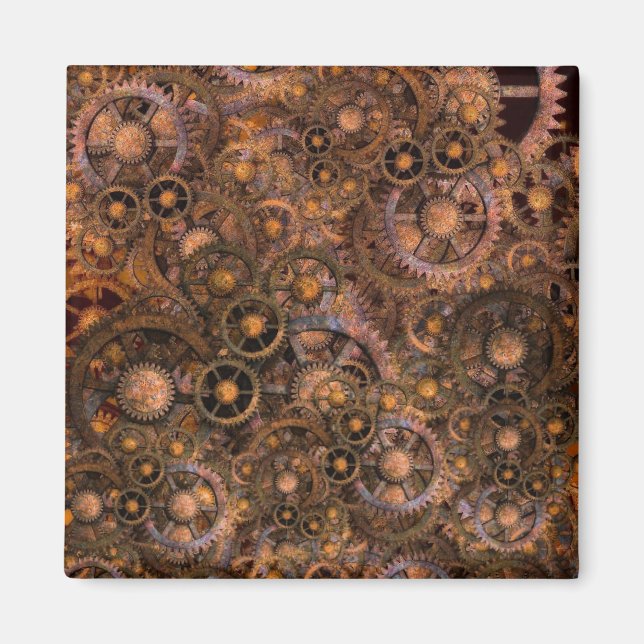 Steampunk Magnet (Vorne)