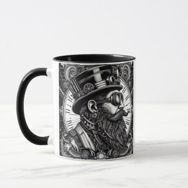 Steampunk Man Tasse (Links)