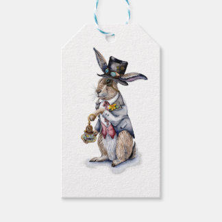 Steampunk März Hare Gift Tags Geschenkanhänger