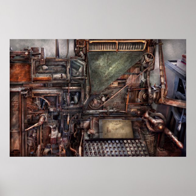 Steampunk - Maschine - Alle Glocken und Pfeifen Poster (Vorne)