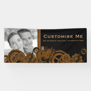 Steampunk Maschinerie (Kupfer) Banner