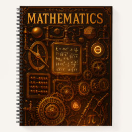 Steampunk Mathematics Notizbuch