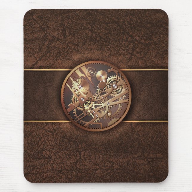 steampunk Mausunterlage Mousepad (Vorne)