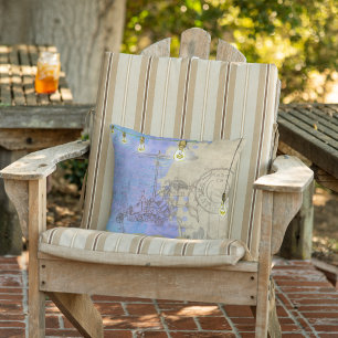 Steampunk Mechanical Edison Light Bulb Architect Kissen