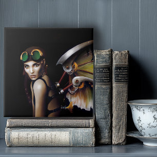 Steampunk Mechanical Fairy Fliese