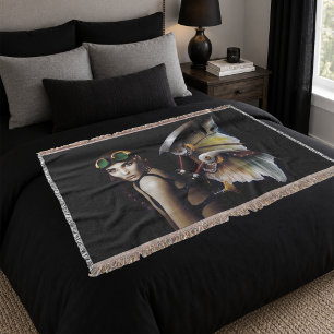 Steampunk Mechanische Feenflügel Schutzbrille  Decke