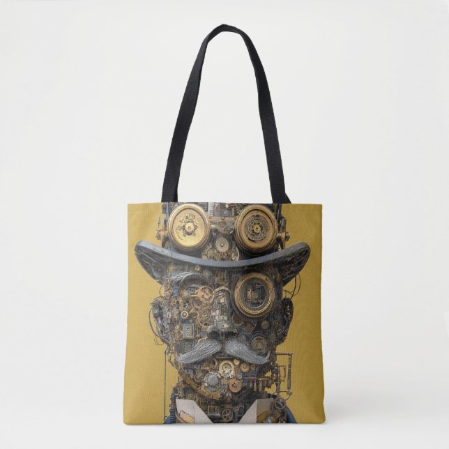 Steampunk-Mechanischer Gentleman Tasche (Vorderseite)