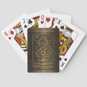 Steampunk Metal Spielkarten