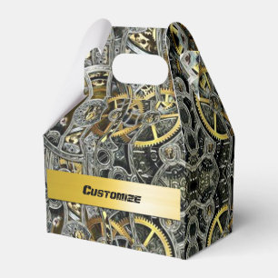Steampunk Metall übersetzt Geschenkschachtel