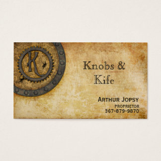 Steampunk Monogram Antique K