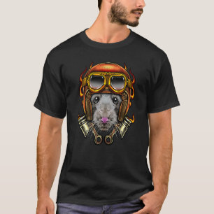 Steampunk Mouse Steam Punk Rodent T-Shirt