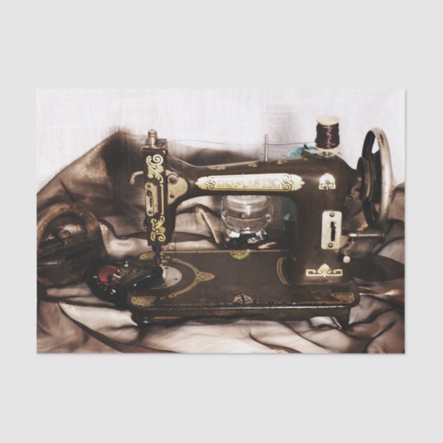 Steampunk Nähen Seidenpapier (Vorderseite)