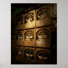 Steampunk - Naval - Electric - Power Grid Poster