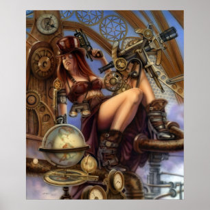 Steampunk Navigator Poster! Poster