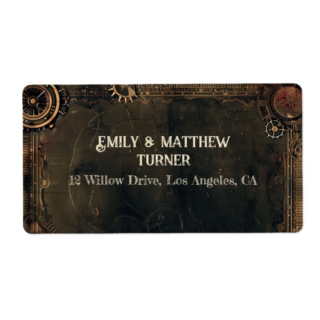 Steampunk Noir Affair Wedding (Vorne)