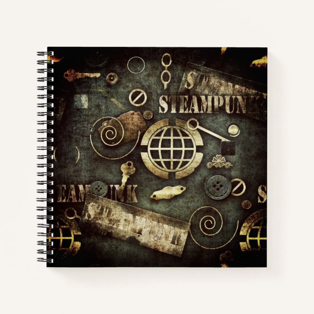Steampunk Notizbuch (Vorderseite)