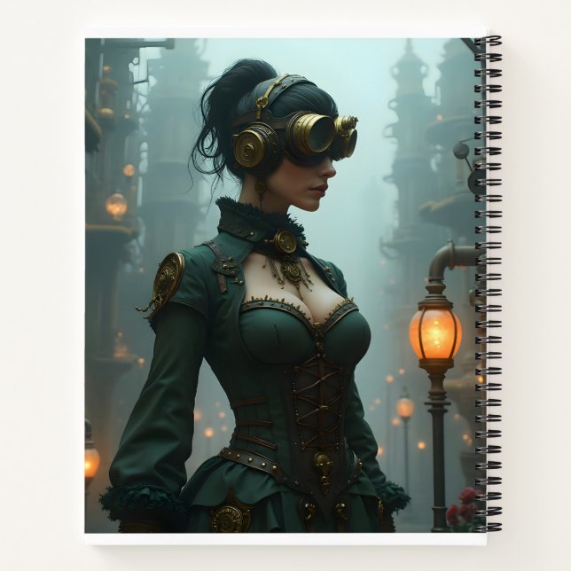 Steampunk Notizbuch (Rückseite)