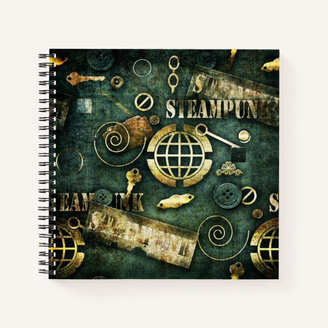 Steampunk Notizbuch (Vorderseite)