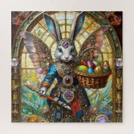 Steampunk Oaster Bunny Warrior Angel