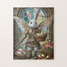 Steampunk Oaster Bunny Warrior Angel