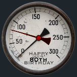 Steampunk Old Manometer 80th Birthday Button<br><div class="desc">Ideal für jemanden,  der ein Gefühl von Spaß hat! Anpassbare Birthday Button. Sie können Textfarbe,  Schriftart,  Größe und Position leicht ändern,  indem Sie auf die Schaltfläche Anpassen klicken.</div>