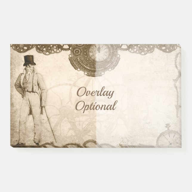 Steampunk-Optionen 25A-B Post-it Klebezettel (Vorderseite)