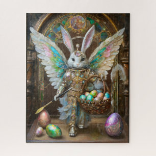 Steampunk-Osterhase-Engel-Ritter
