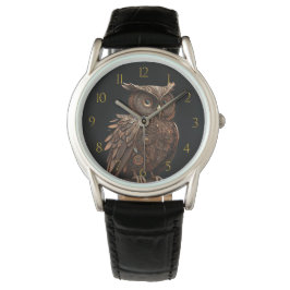 Steampunk Owl Armbanduhr