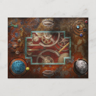 Steampunk - Pandoras Schachtel Postkarte
