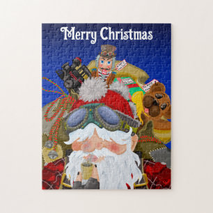 Steampunk Père Noël Puzzle