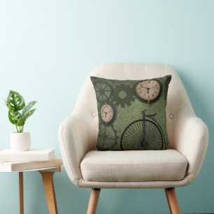 Steampunk Pillow Kissen