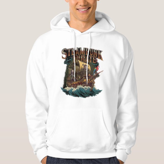 Steampunk Pirate Mechanical Corsai Victorian Cogwo Hoodie (Vorderseite)
