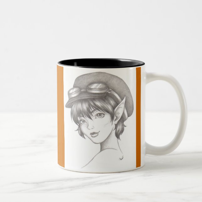 Steampunk Pixie Tasse (Rechts)