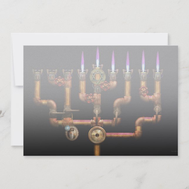 Steampunk - Plumbing - Die Menorah leuchten (Vorderseite)