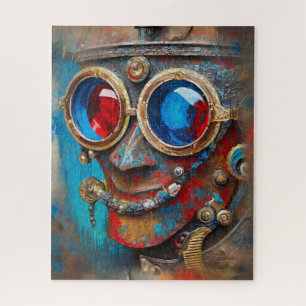 Steampunk-Porträt des Blechmanns