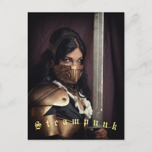 Steampunk Postcard Postkarte