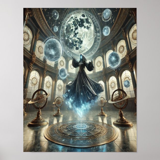 Steampunk Poster 47 Die Hexerei des Mondes (Vorne)