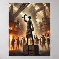 Steampunk Poster 57 Factory Work Überraschender Le