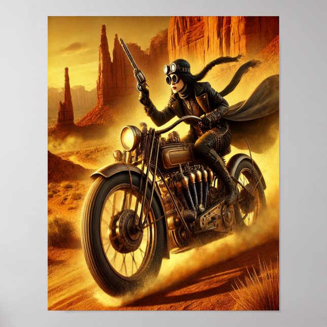 Steampunk Poster 62 Der Einweg des einsamen Gesetz (Vorne)